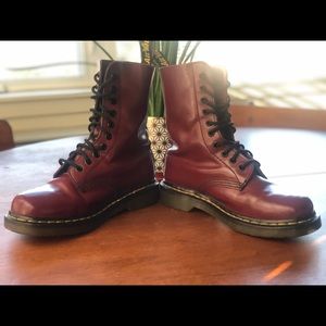 Dr. Martens 1490 10 Eye Oxblood Boots